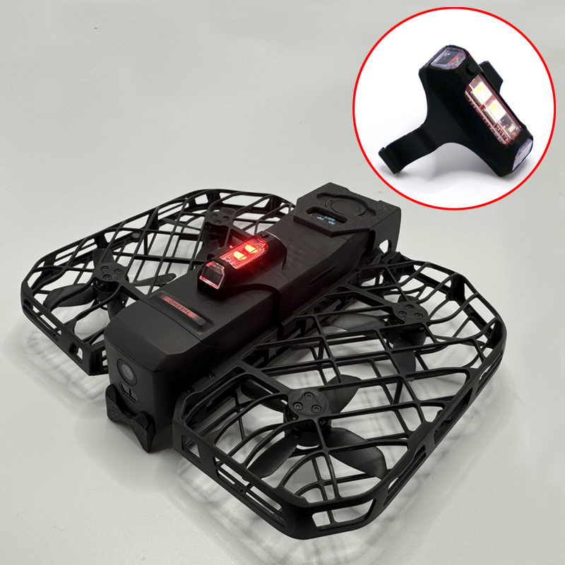 Drone Rc Signal - 1 個ホバー X1 プロ/プロマックスナイトナビゲーションライト軽量ストロボ警告信号飛行サーチライト DIY パーツ