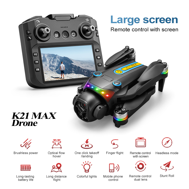Drone Rc Kit - 屋外用電動ドローン デュアルカメラ 90 ° 120 °