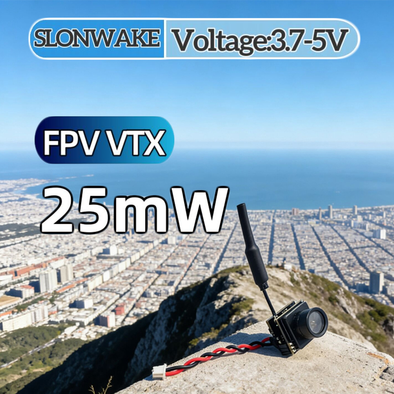 Drone Rc Control - SLONWAKE FPV 25mW パワーシミュレーション VTX 統合型送信機と