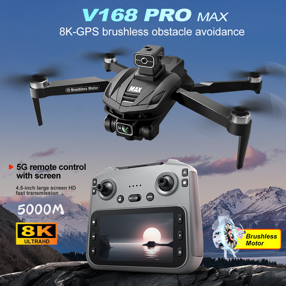 Drone E88Pro Rc 4K - V168 PRO Max GPS ドローン 8K