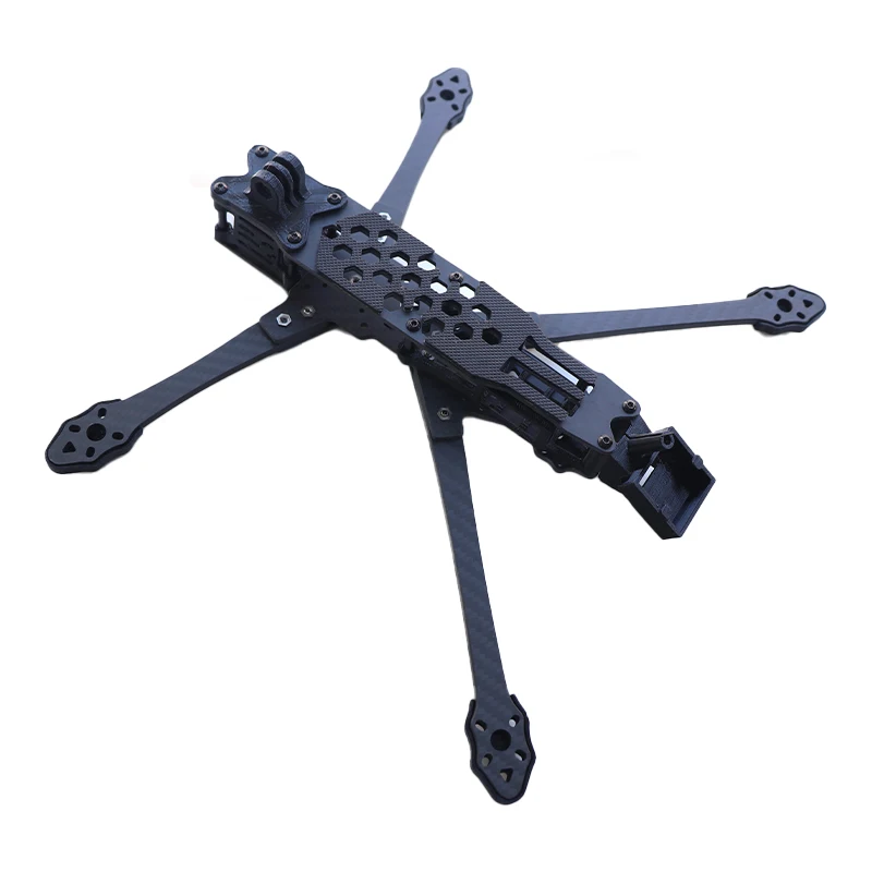 Drone Rc Kit - ドローンHSKRC-AK ccカーボンファイバーfpv長距離フレームキット,アナログデジタルドローン,dji vistaユニットfpv用のフリースタイルキット,7インチ