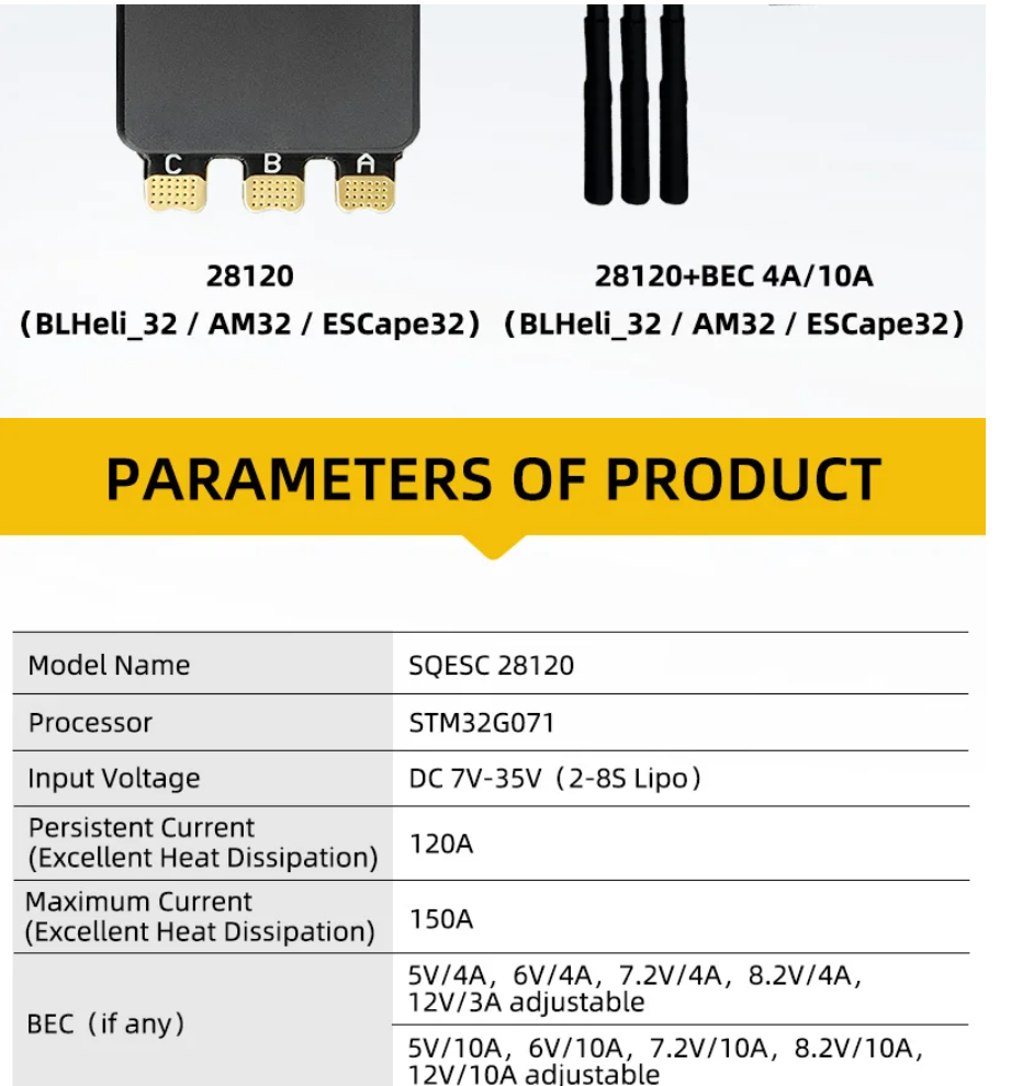 Drone Rc Frequency - コントローラーはFPVレーシングドローン、クライミングカー、RCカーに対応した128KHz PWM周波数をサポートします