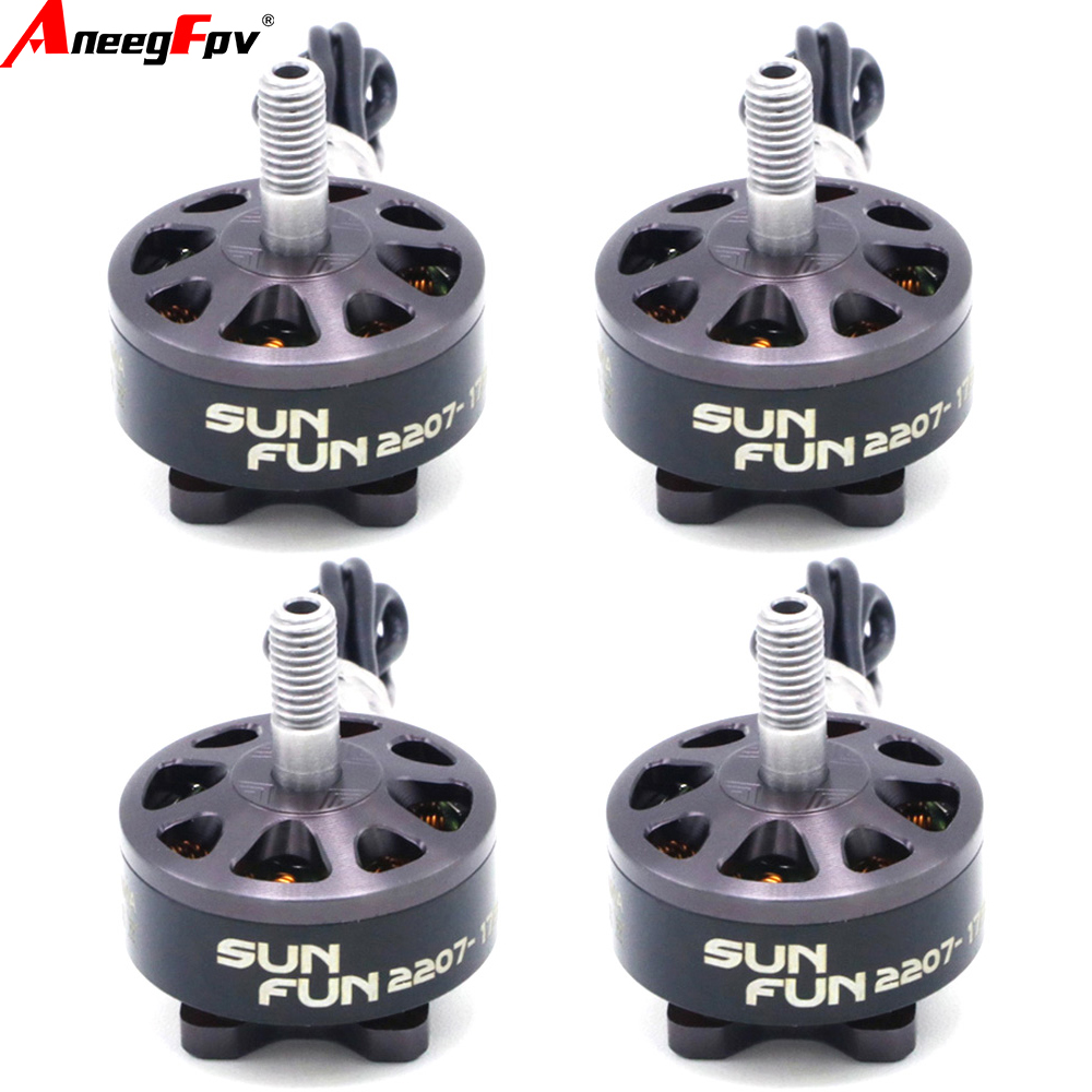 Drone Rc Kit - 1/4個セット Sun Fun 2207 ブラシレスモーター CWネジ