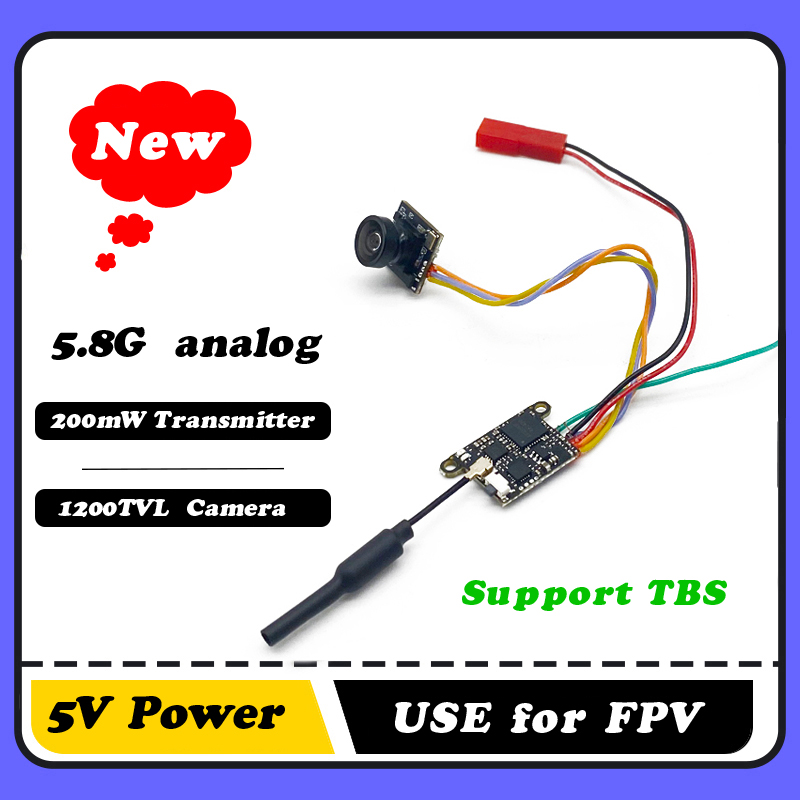 Rc Transmitter Drone - SLONWAKE 5.8G 1200TVL FPV カメラ VTX