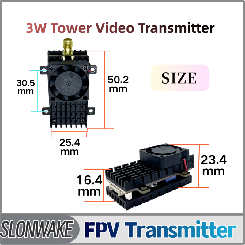 Drone Rc Control - SLONWAKE 5.8G 3000mW シミュレーション VTX FPV