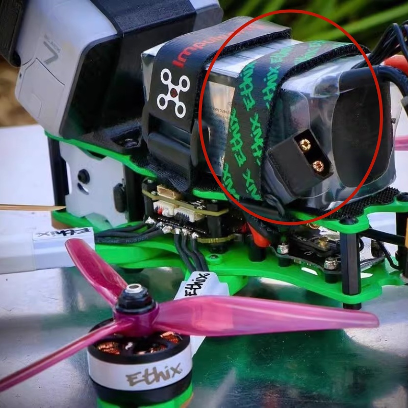 Drone Rc Team - 4 個のバッテリーストラップ TBS チーム ブラックシープ ETHIX