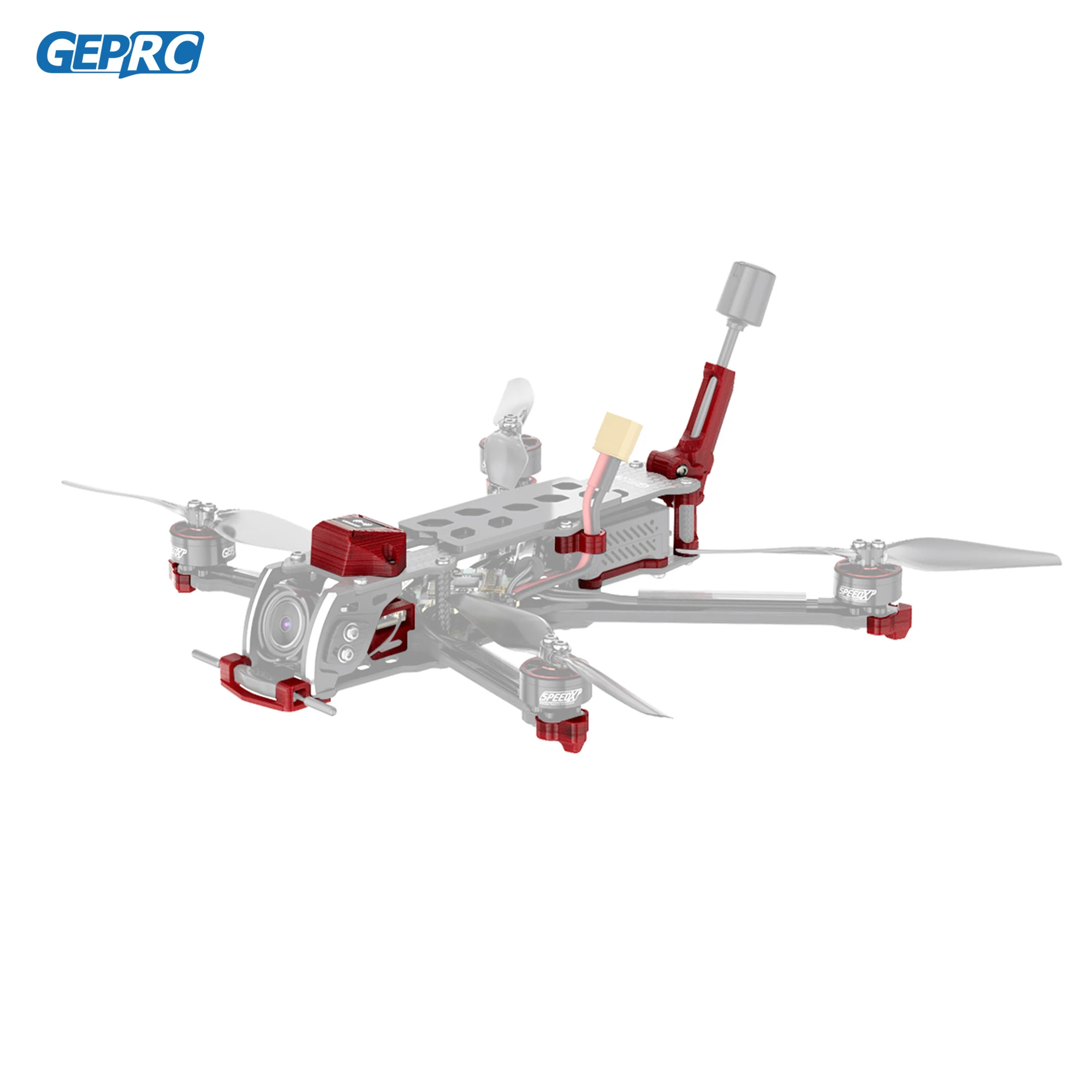 3D Printed Drone Part - 3DプリンターGEP-Tern-LR40フレーム,プロペラアクセサリー,ベースクワッドコプター,fpvフリースタイルrc,ロングレースドローン,hd,fpv