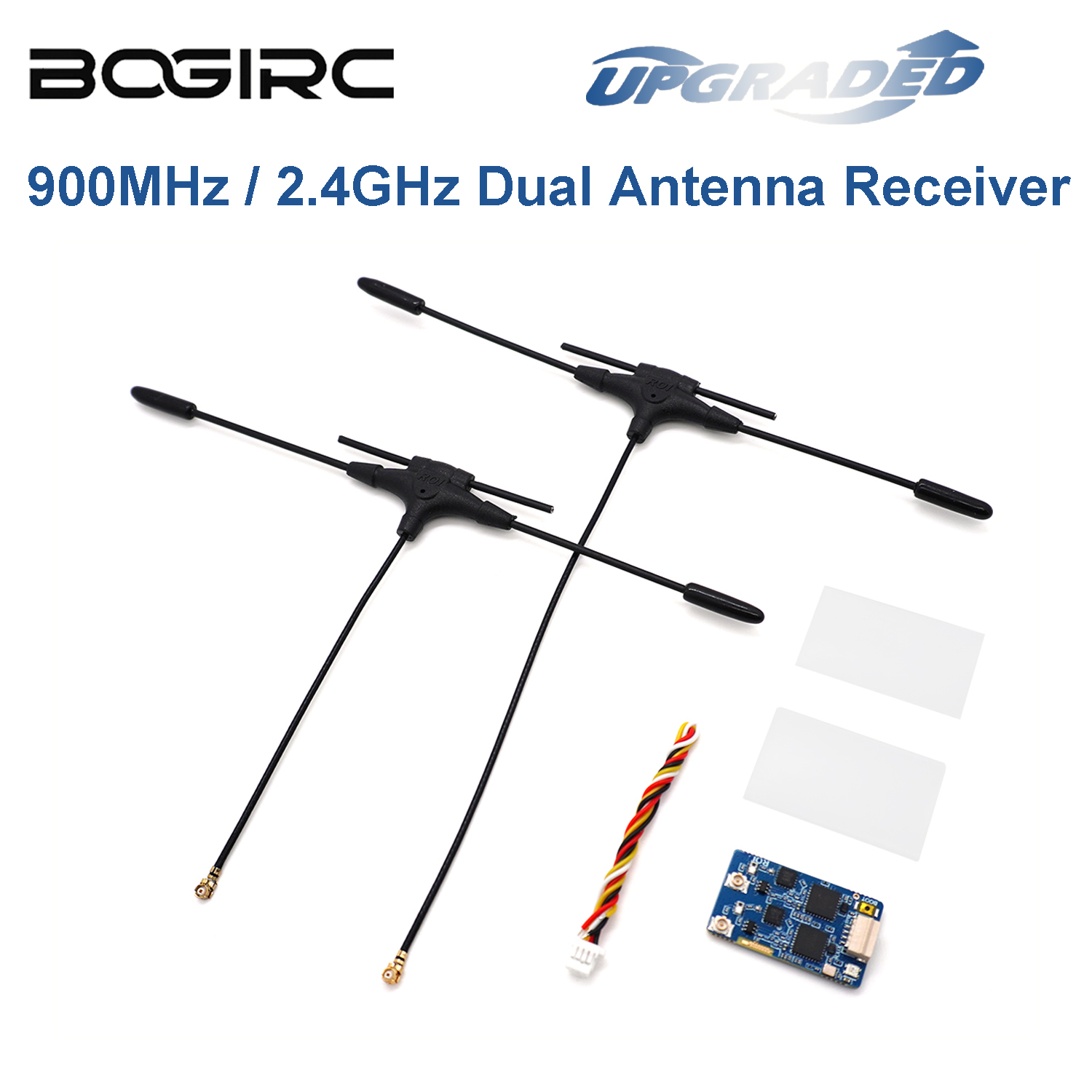 Drone Rc Frequency - BOGIRC ExpressLRS RX デュアルアンテナ デュアル周波数 ジェミニレシーバー