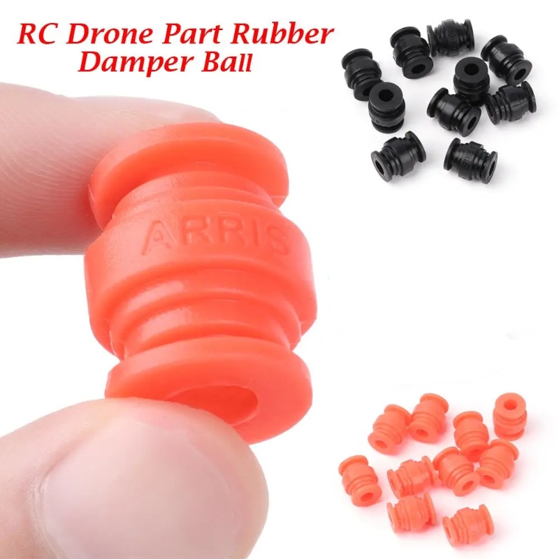 Drone Rc Control - 防振ラバーダンパー,f4 f7フライトコントローラーfpvクワッドコプターrcパーツ用シリコンマウント衝撃ボール,ロットあたり4個