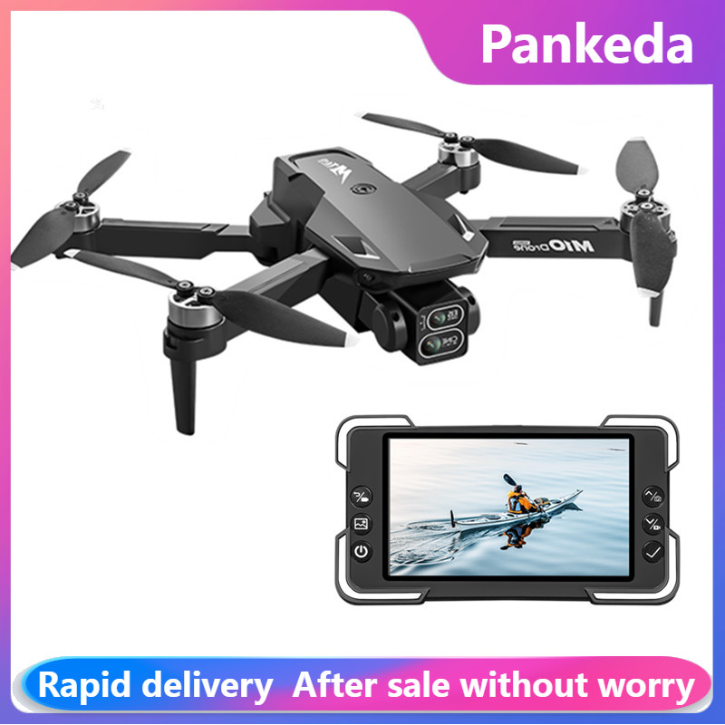 Drone Ae Rc - M10カメラドローン、画面付きリモコン、デュアルカメラ、オプティカルフローポジショニング、2.4G RCクアッドコプター、ワンボタン離陸ドローン