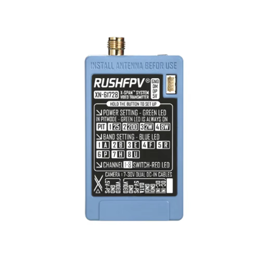 RUSHFPV 6.1‑7.2G 8W X61728 VTX - Drone Rc Control のレビューと価格