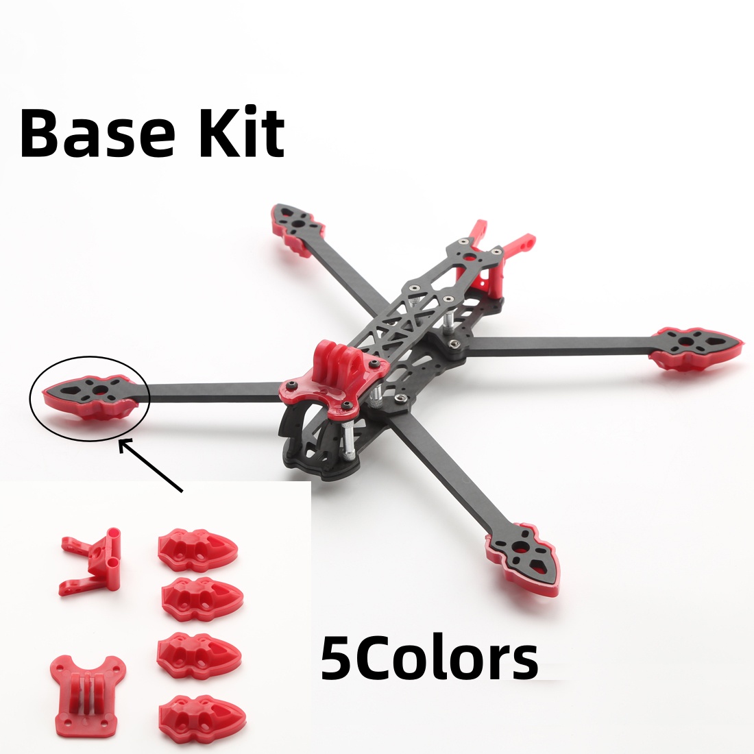 Mark4 5インチ/7インチFPVフレーム3Dプリントキッ - 3D Printed Drone Part のレビューと価格