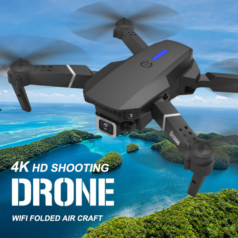 E88pro ドローンプロフェッショナル Dron オプティ - Drone E88Pro Rc 4K のレビューと価格