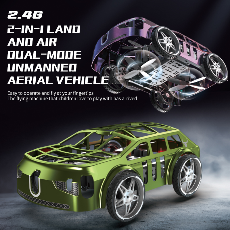 RC ドローン 2 で 1 空地上空飛ぶ車リモートコントロー - Rc Drone And Flying Car のレビューと価格
