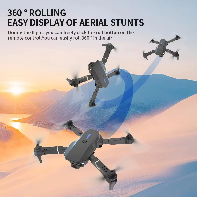 2026 プロフェッショナルドローン 4K 広角 HD 10 - Drone E88Pro Rc 4K のレビューと価格