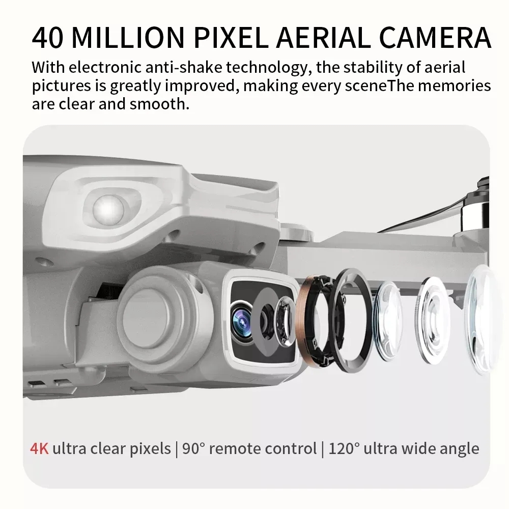 折りたたみ式ブラシレスドローンl900プロ,GPS, 4k, - Drone Ae Rc のレビューと価格