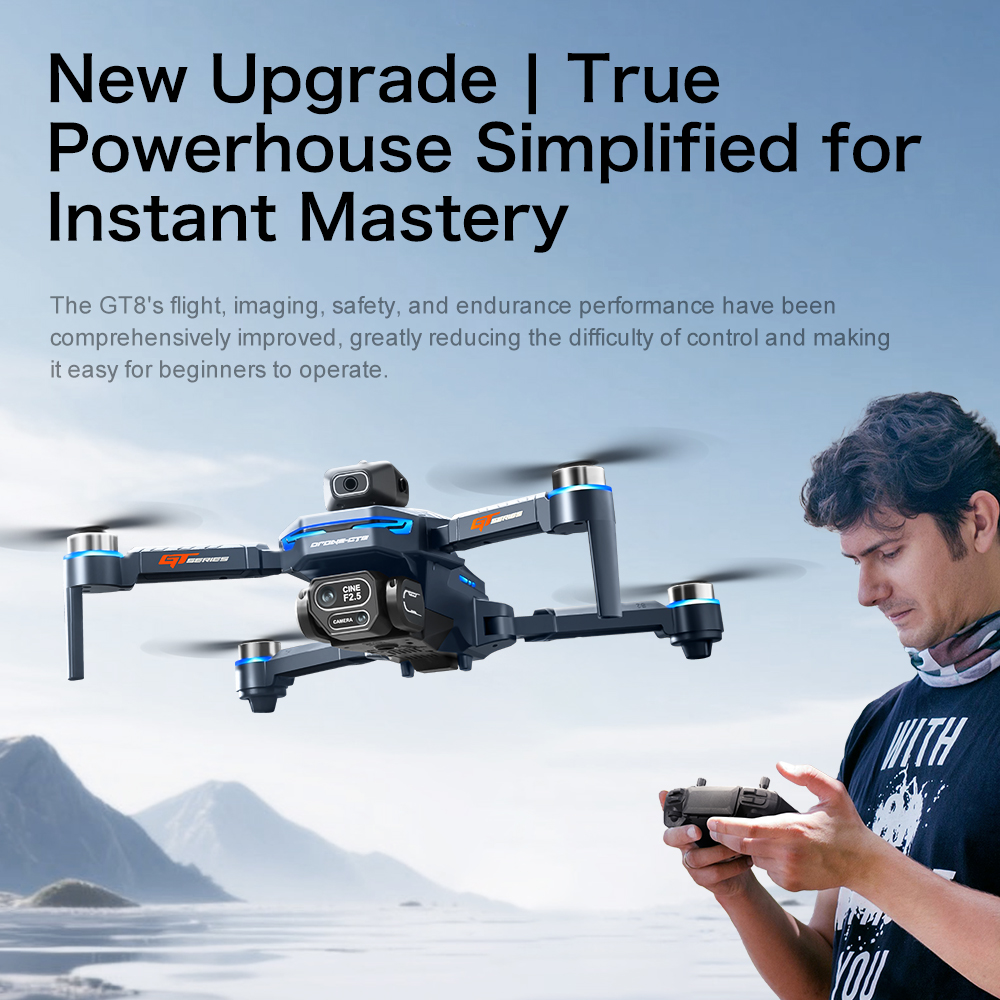 レノボ GT8 ドローン 8K プロフェッショナルデュアルカ - Drone Ae Rc のレビューと価格