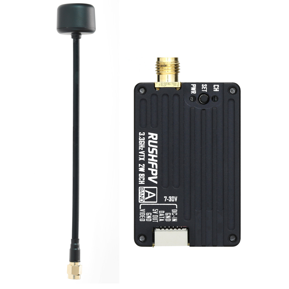 RUSHFPV 3.3G 2W VTX送信機 FPV送信機受 - Drone Rc Control のレビューと価格