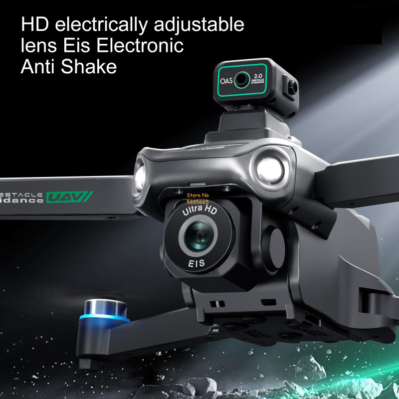 リモコン付きクワッドコプタードローン,障害物回避,LEDスク - Drone Ae Rc のレビューと価格