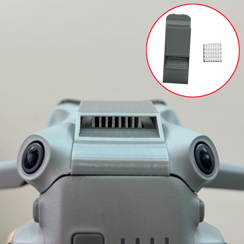 DJI 空気 3/3s FPV ドローンモデル伝送放熱フロン - 3D Printed Drone Part のレビューと価格