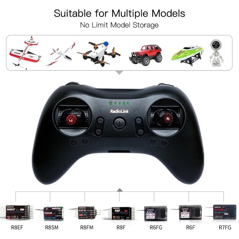 Radiolink T8S 2.4G 8チャンネル無線リモー - Drone Rc Game のレビューと価格