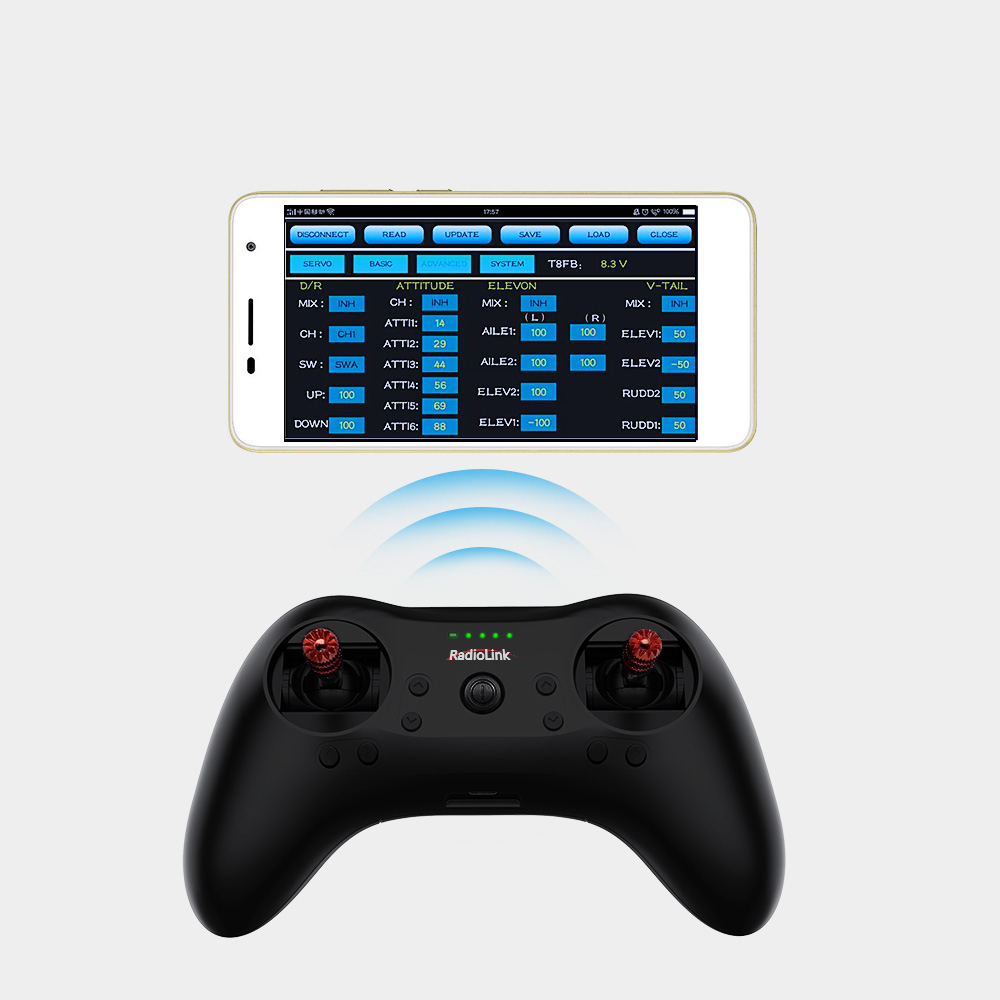 リモコンとレシーバーを備えた無線送信機,r8efゲームシェイ - Drone Rc Game のレビューと価格