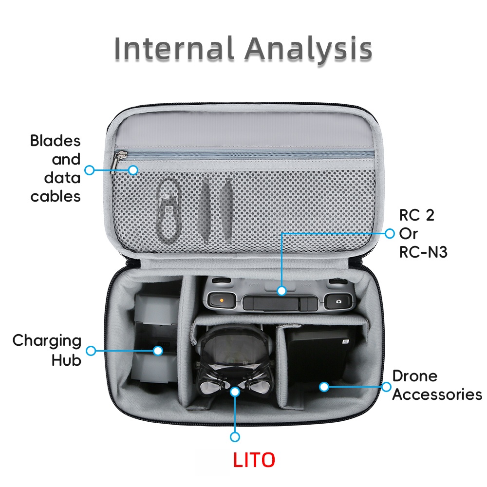 DJI Lito X1 / Lito 1 ドローン用キャリン - Drone X1 Rc のレビューと価格
