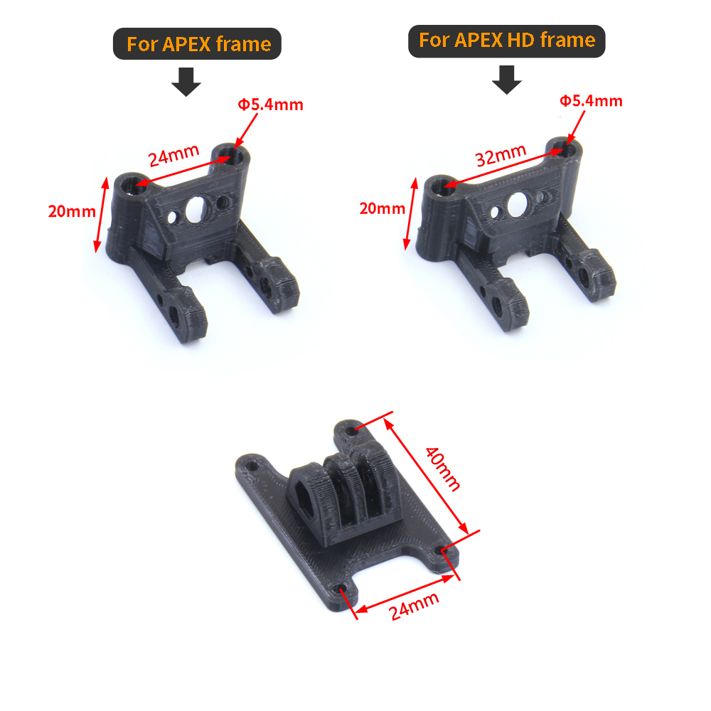 FPV ドローン 3D プリント印刷アクセサリーアンテナ/カ - 3D Printed Drone Part のレビューと価格