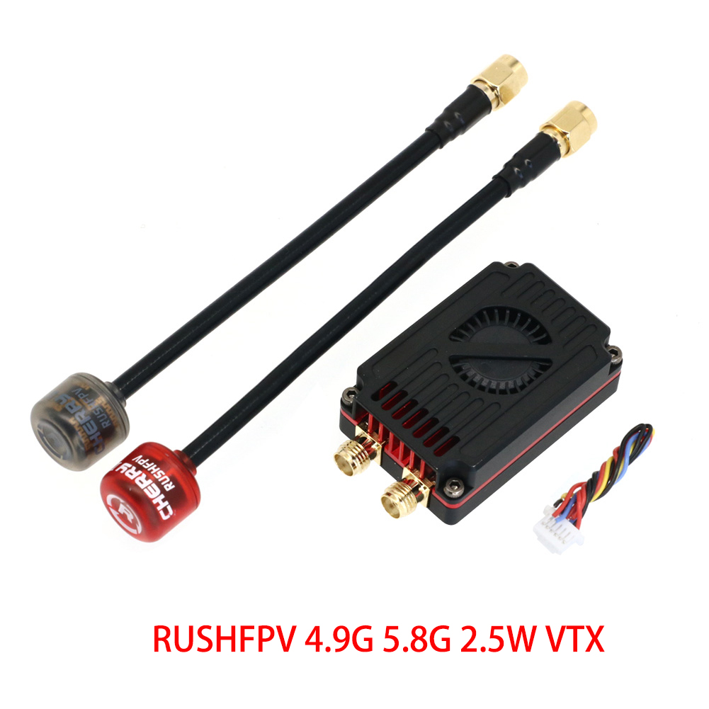 RUSHFPV 4.9G/5.8G 2.5W VTX 8+4 - Drone Rc Frequency のレビューと価格