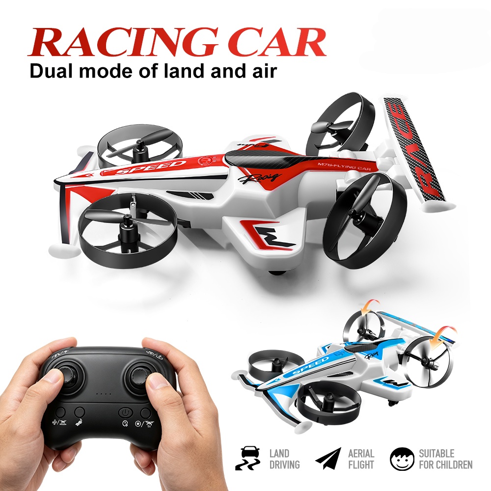 陸空両用2in1電動リモコン飛行車クアッドコプター2.4G  - Rc Drone And Flying Car のレビューと価格
