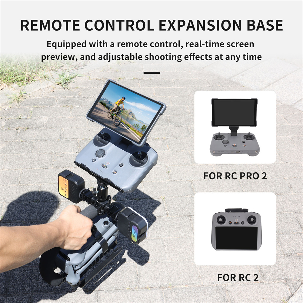 ドローンハンドヘルド撮影スタンドジンバルスタビライザーポータ - Drone Dji Rc Pro 2 のレビューと価格