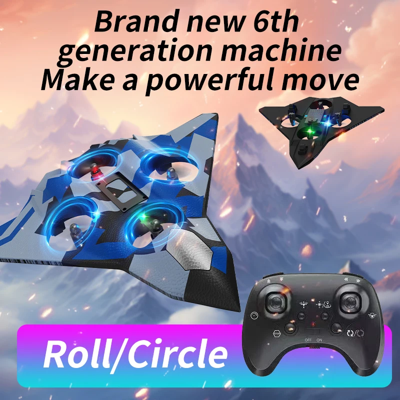 6Ch Rc 飛行機フォームリモコン戦闘機スタント航空機落下 - Drone Rc Game のレビューと価格