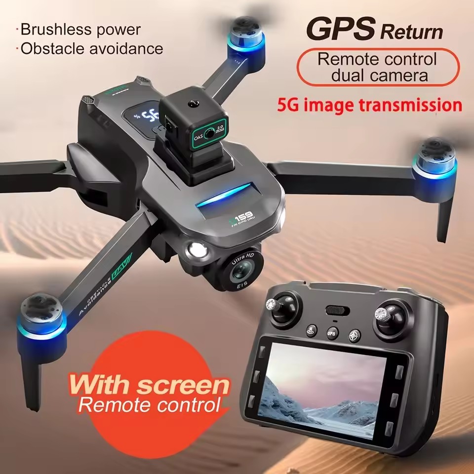 新型S159 GPS 5G WiFi FPV 5.9インチL - Drone Rc Gps S159 のレビューと価格