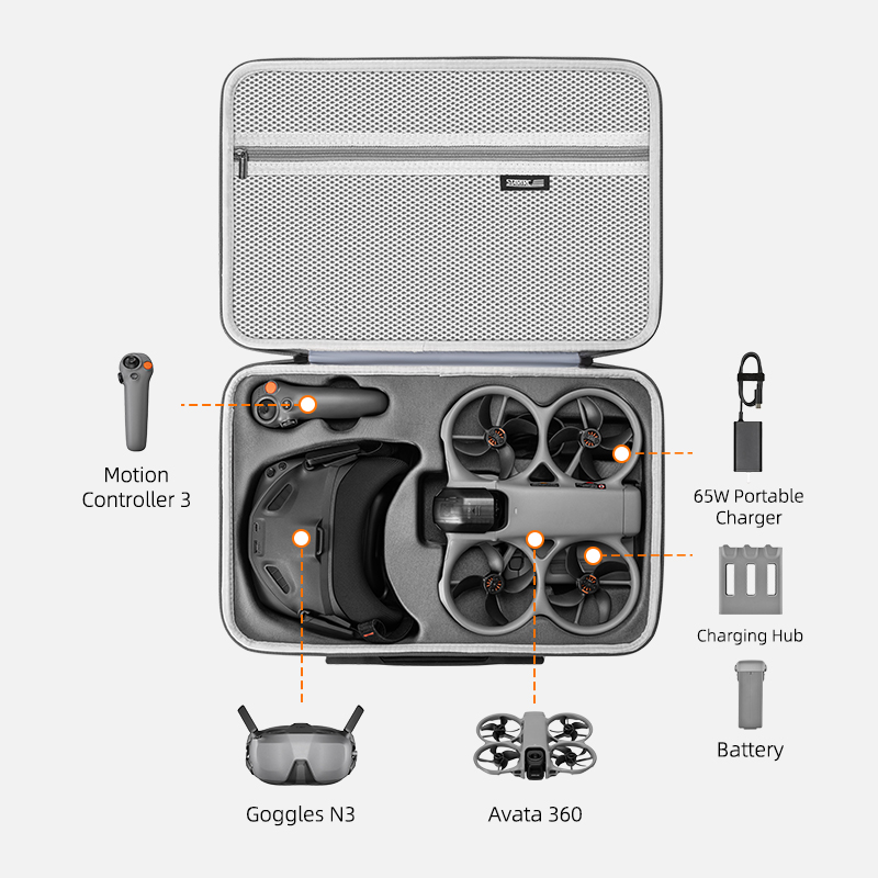 ポータブルクロスボディ Pu 収納袋 Dji Avata 3 - Drone Motion Rc のレビューと価格