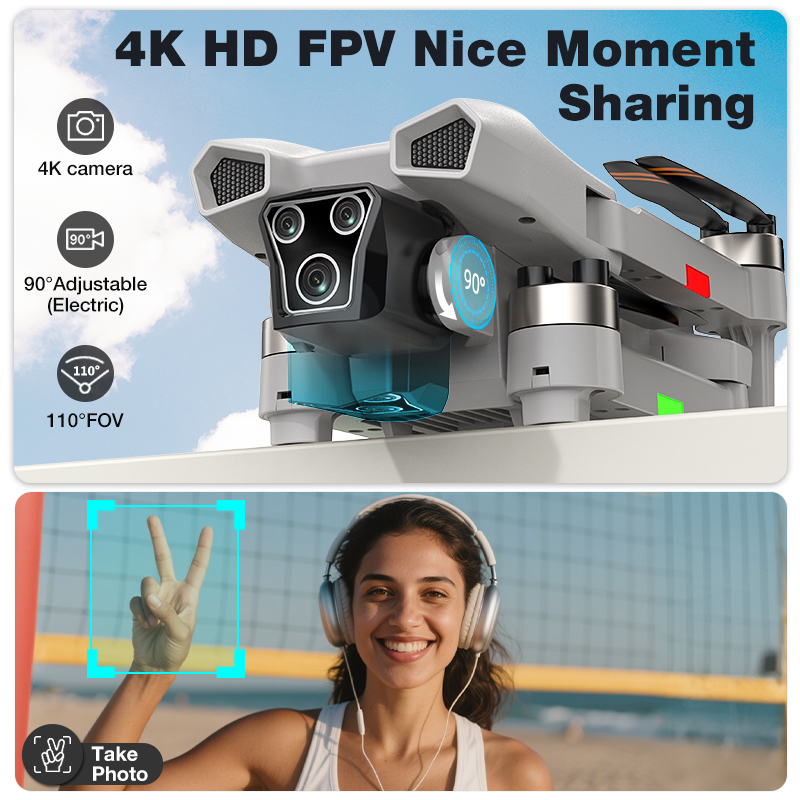 新型ホットL017プロドローン ブラシレス 3Dロール 36 - Drone Ae Rc のレビューと価格