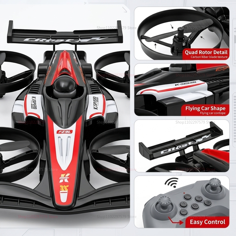ミニRCフライングカー変形可能2.4Gリモコンクアッドコプタ - Rc Drone And Flying Car のレビューと価格