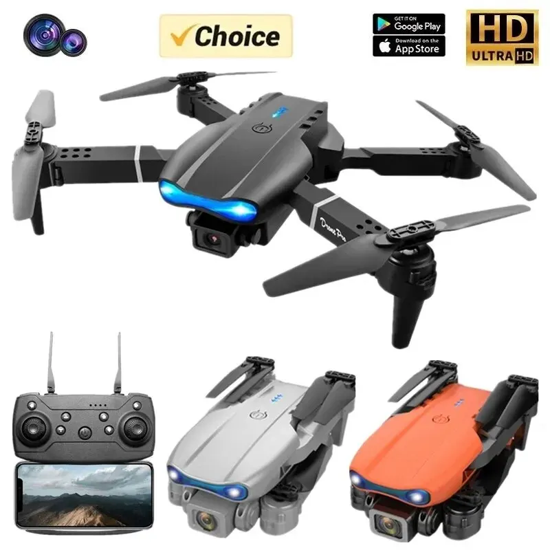 プロフェッショナルミニドローン E99 HD 4k カメラ折 - Drone E88Pro Rc 4K のレビューと価格