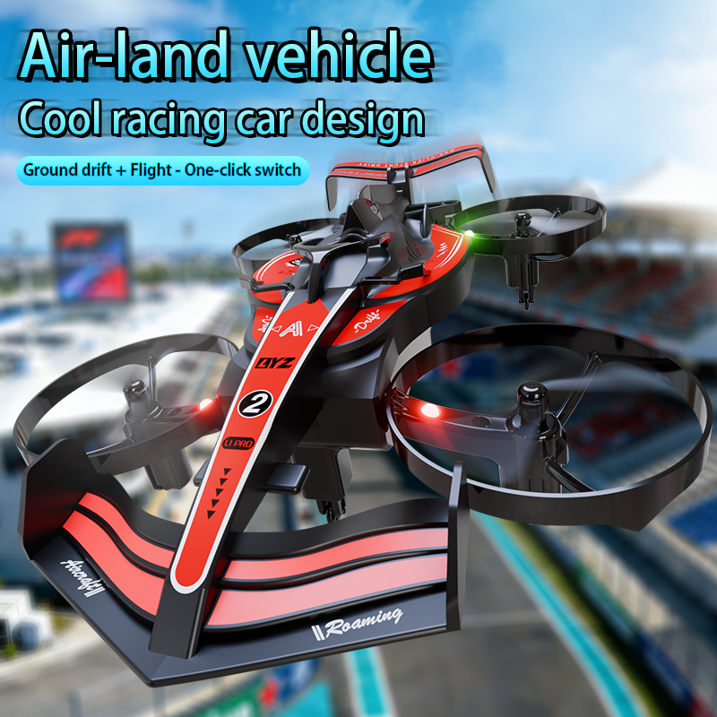 新型2.4Gリモコンドローン飛行車、陸上/空中両用RCクアッ - Rc Drone And Flying Car のレビューと価格