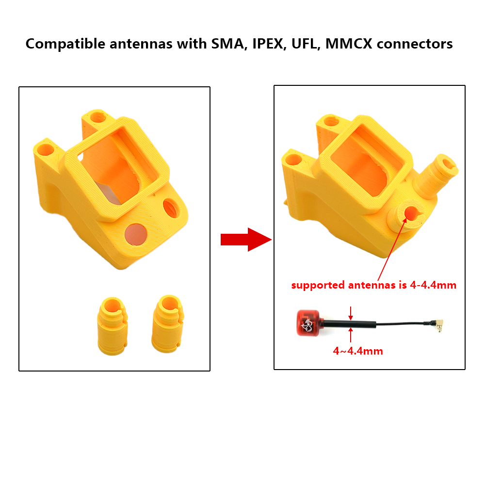 PhiSital 3D プリント部品 TPU ホルダー固定ブ - 3D Printed Drone Part のレビューと価格