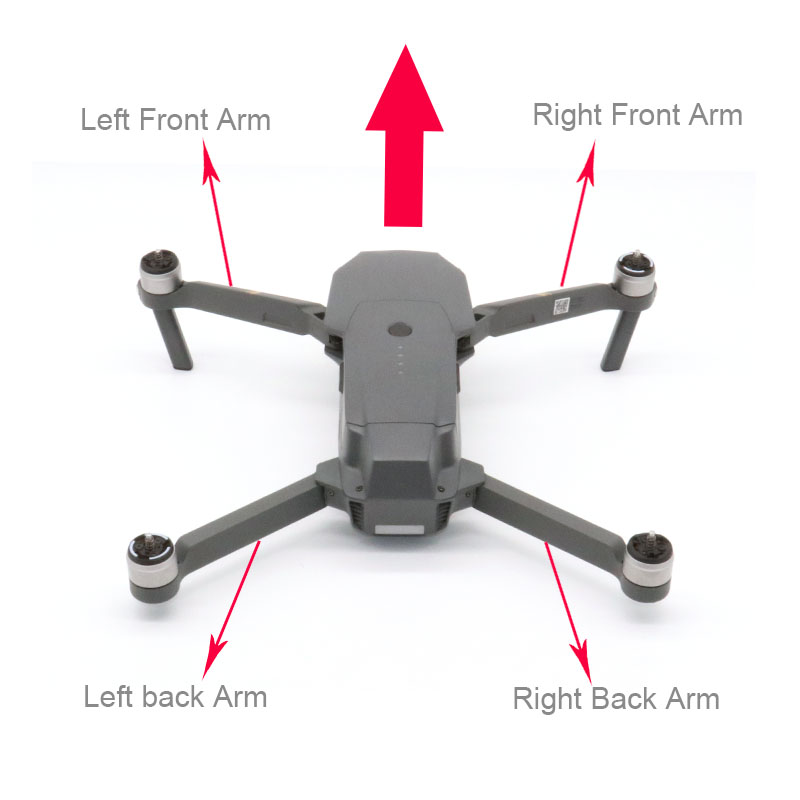Mavic pro用のフロントおよびリアエンジンアーム,リー - Drone Rc Dji のレビューと価格